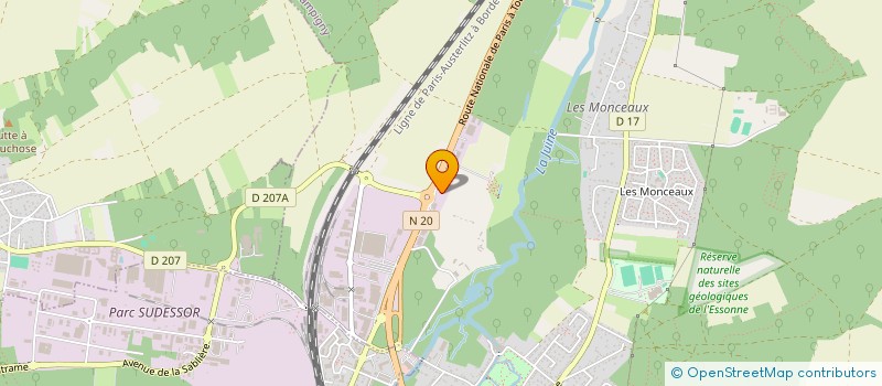 localisation de l'entreprise MGC AUTO à MORIGNY-CHAMPIGNY