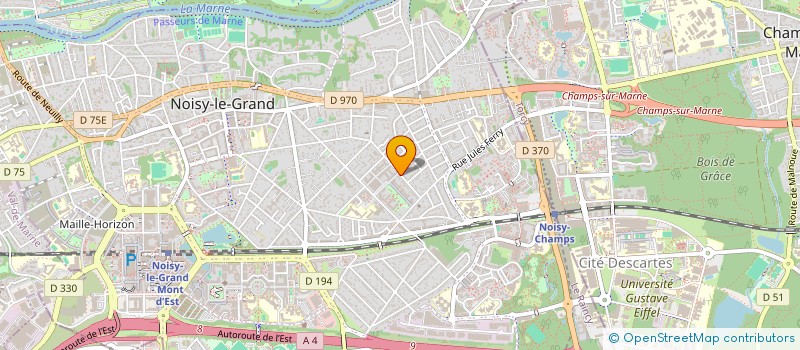 localisation de l'entreprise MGC AVENIR à NOISY-LE-GRAND