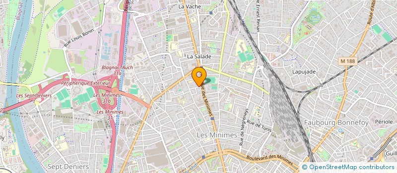 localisation de l'entreprise MGC BATIMENT à TOULOUSE