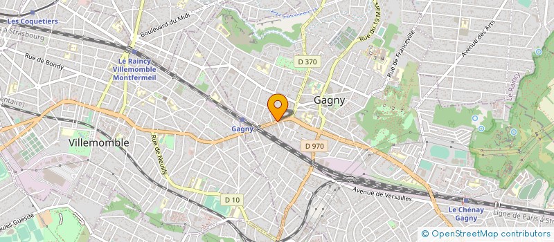 localisation de l'entreprise MGC CONSEIL à GAGNY