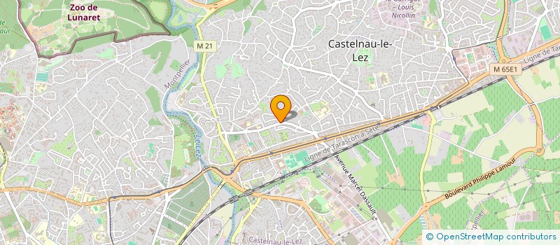 localisation de l'entreprise MGC DISTRIBUTION à CASTELNAU-LE-LEZ