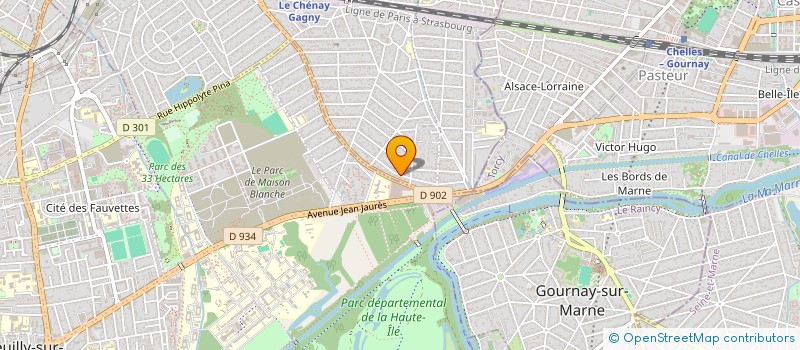 localisation de l'entreprise MGC FERREIRA à GAGNY