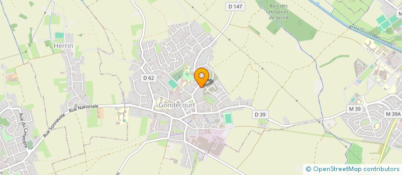 localisation de l'entreprise MGC-IMMO  GONDECOURT