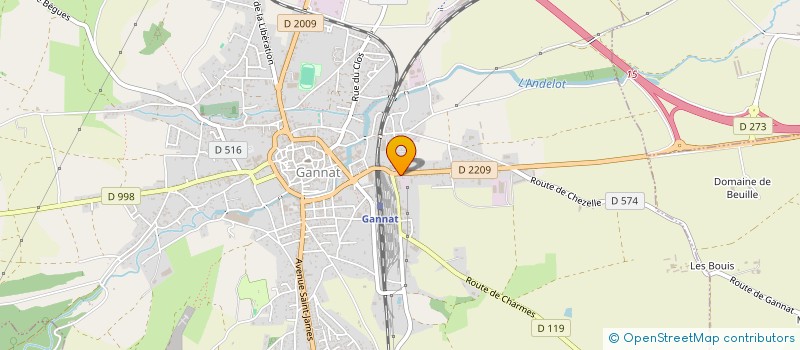 localisation de l'entreprise MGC IMMO à GANNAT