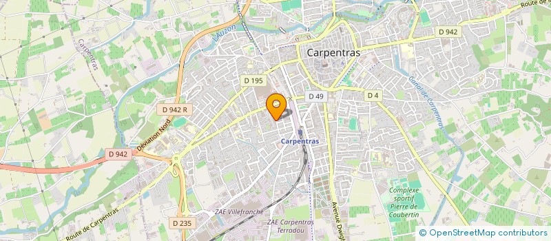 localisation de l'entreprise MGC INDUSTRIE à CARPENTRAS