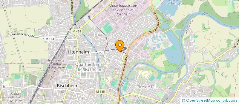 localisation de l'entreprise MGC INVEST  HNHEIM