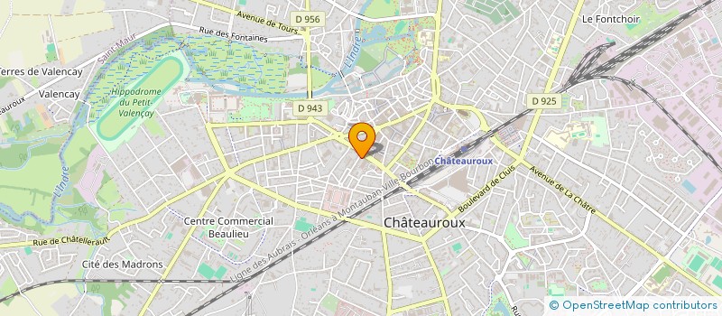 localisation de l'entreprise MGC INVESTISSEMENTS à CHATEAUROUX