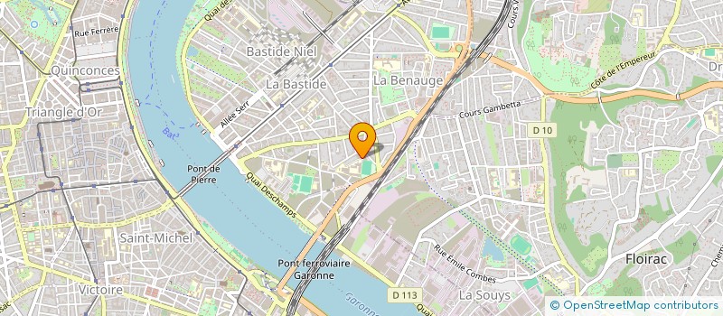 localisation de l'entreprise MGC NETTOYAGE à BORDEAUX