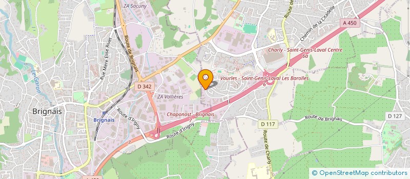 localisation de l'entreprise MGC NETWORKS  SAINT-GENIS-LAVAL