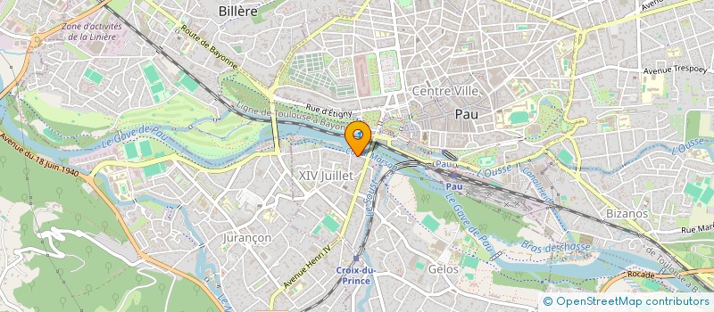 localisation de l'entreprise MGC-PRODUCTIONS à PAU