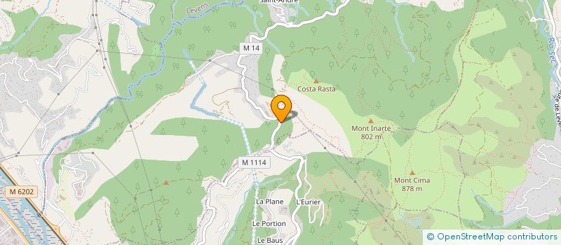 localisation de l'entreprise MGC TRANSPORTS à SAINT-BLAISE