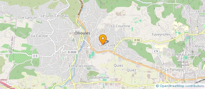 localisation de l'entreprise MGCA SARL à OLLIOULES