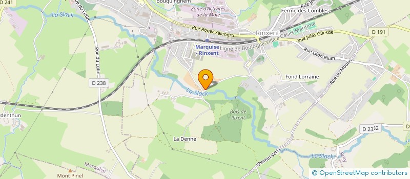 localisation de l'entreprise MGCARDEUR  RINXENT