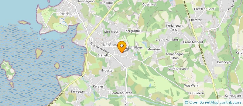 localisation de l'entreprise MGCE  PLEUMEUR-BODOU