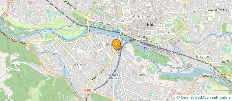localisation de l'entreprise MGCE à PAU