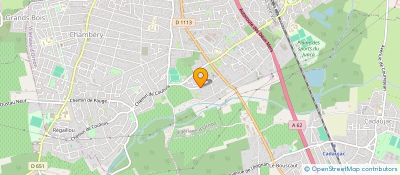 localisation de l'entreprise MGCE  VILLENAVE-D'ORNON