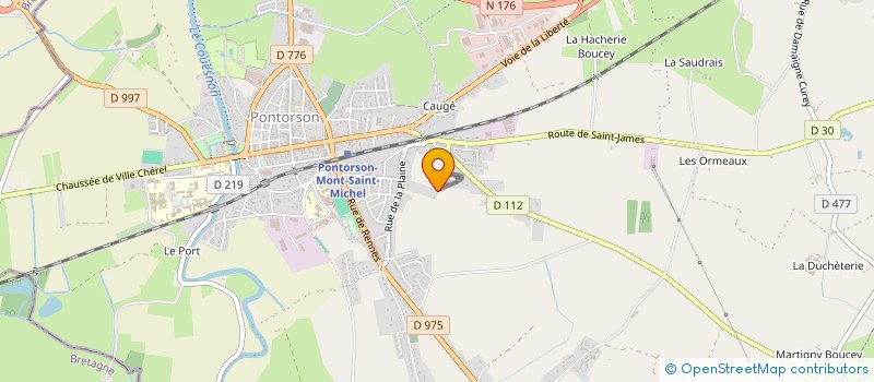 localisation de l'entreprise MGCH  PONTORSON