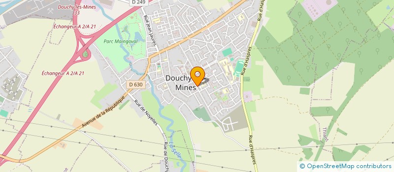 localisation de l'entreprise MGCL à DOUCHY-LES-MINES