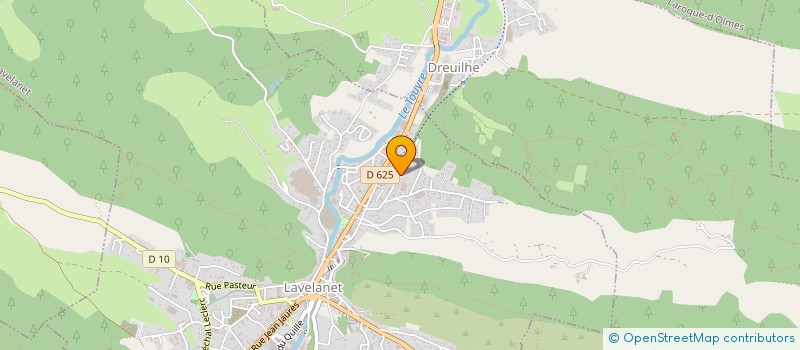 localisation de l'entreprise MGCL à LAVELANET