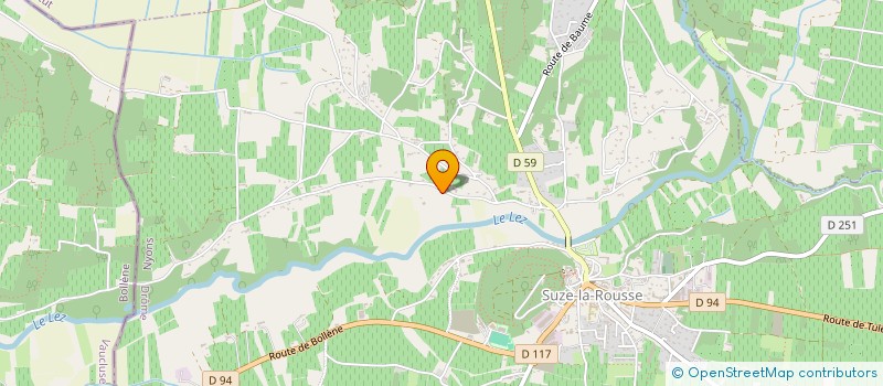localisation de l'entreprise MGCODB à SUZE-LA-ROUSSE