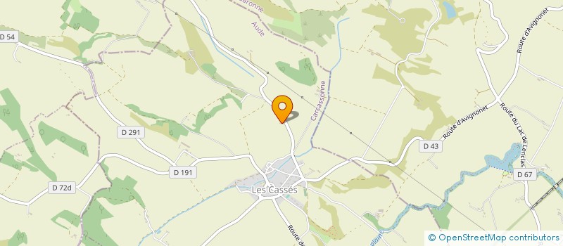 localisation de l'entreprise MGCR  LES CASSES