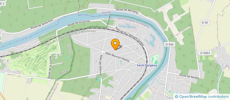 localisation de l'entreprise MGCREATOR à SAINT-FARGEAU-PONTHIERRY