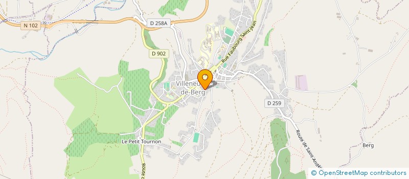 localisation de l'entreprise MGCTA  VILLENEUVE-DE-BERG