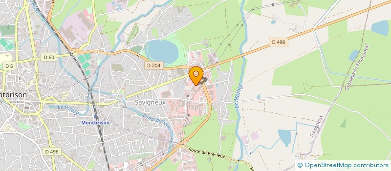 localisation de l'entreprise MGD à MONTBRISON