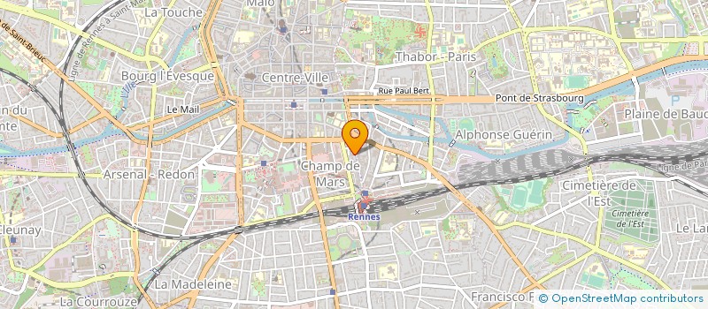 localisation de l'entreprise MGD  RENNES