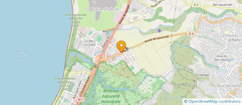 localisation de l'entreprise MGD à SAINT-PAUL