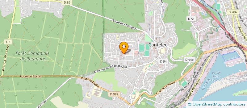 localisation de l'entreprise MGD  CANTELEU