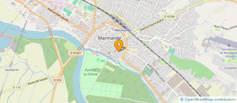 localisation de l'entreprise MGD  MARMANDE