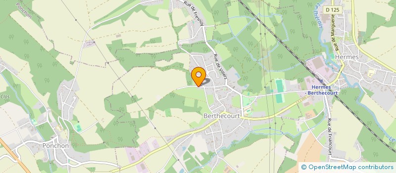 localisation de l'entreprise MGD  BERTHECOURT