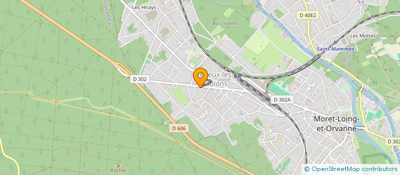 localisation de l'entreprise MGD AZUR  MORET-LOING-ET-ORVANNE