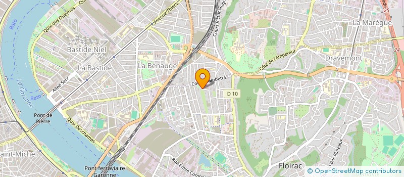 localisation de l'entreprise MGD CONSEIL  FLOIRAC