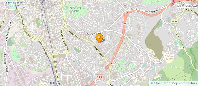 localisation de l'entreprise MGD CONSULTING  SAINT-ETIENNE