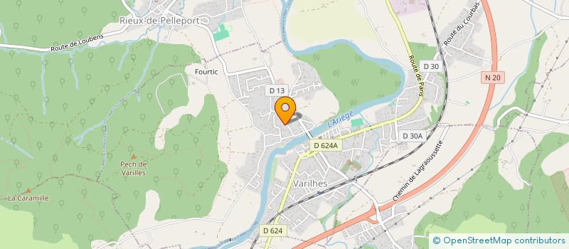 localisation de l'entreprise MGD FOIX à VARILHES