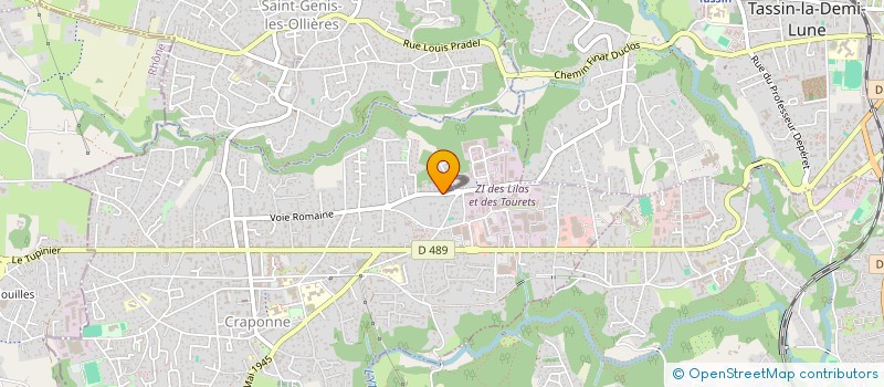 localisation de l'entreprise MGD IMMOBILIER  CRAPONNE