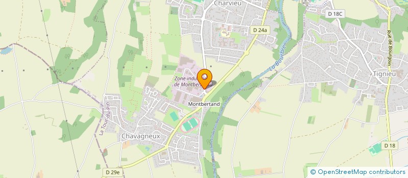 localisation de l'entreprise MGD PATRIMOINE  CHARVIEU-CHAVAGNEUX