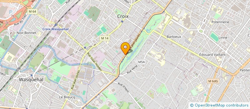 localisation de l'entreprise MGD SAINT FIRMIN  ROUBAIX