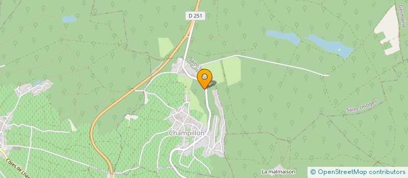 localisation de l'entreprise MGDB  CHAMPILLON