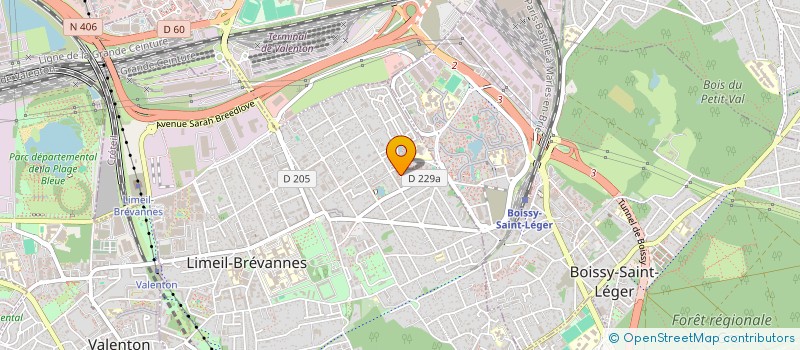 localisation de l'entreprise MGDC INVEST  LIMEIL-BREVANNES