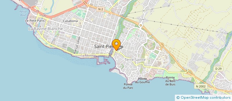 localisation de l'entreprise MGDE à SAINT-PIERRE