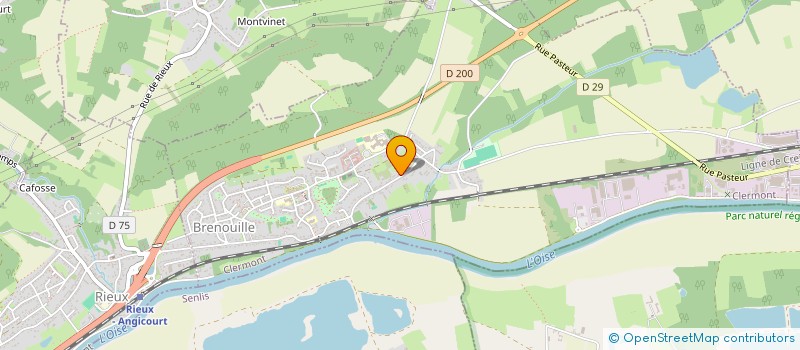 localisation de l'entreprise MGDE-TRAVAUX  BRENOUILLE