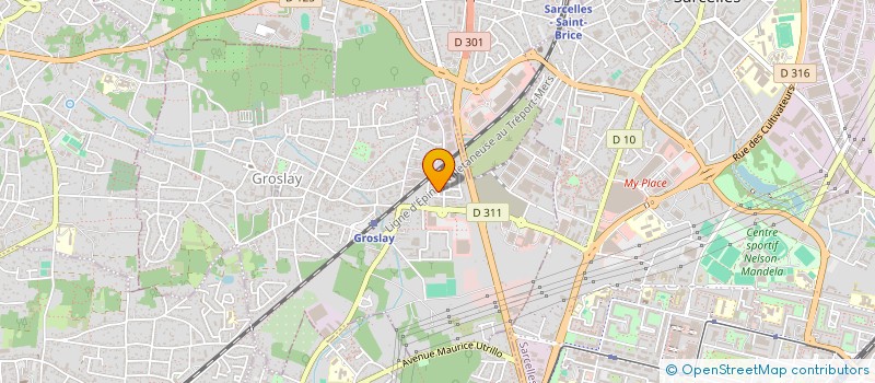 localisation de l'entreprise MGDG  GROSLAY