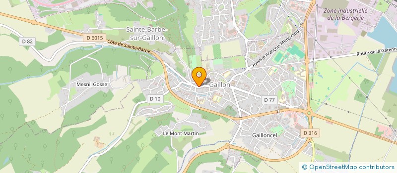 localisation de l'entreprise MGDL  GAILLON