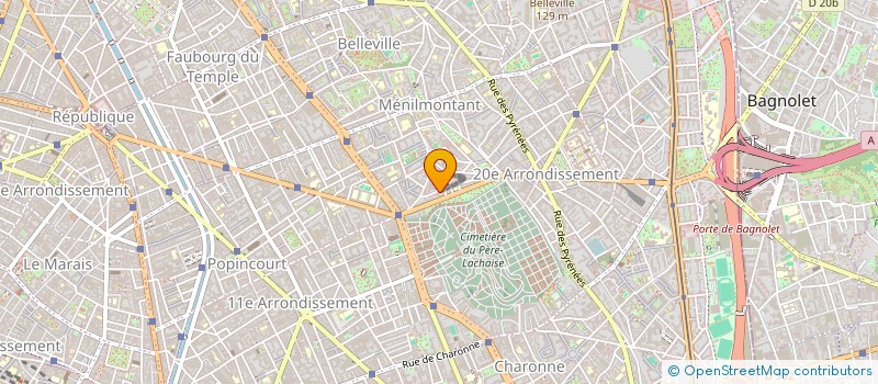 localisation de l'entreprise MGDP AFRICA FOOD LES MURIERS  PARIS