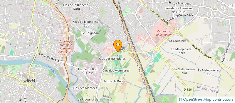 localisation de l'entreprise MGDS à ORLEANS