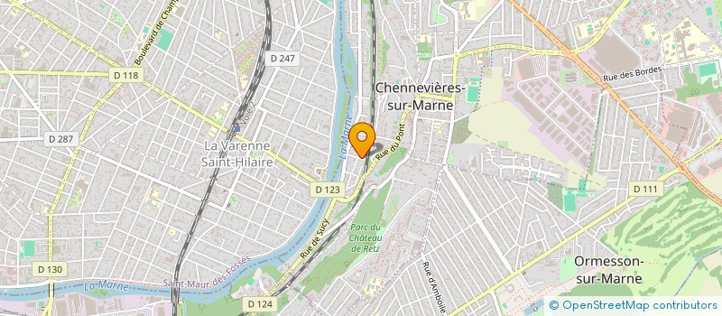 localisation de l'entreprise MGDS  CHENNEVIERES-SUR-MARNE