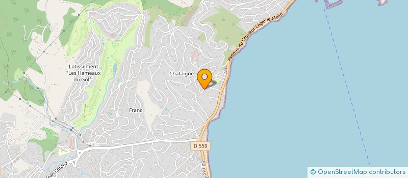 localisation de l'entreprise MGE à SAINTE-MAXIME